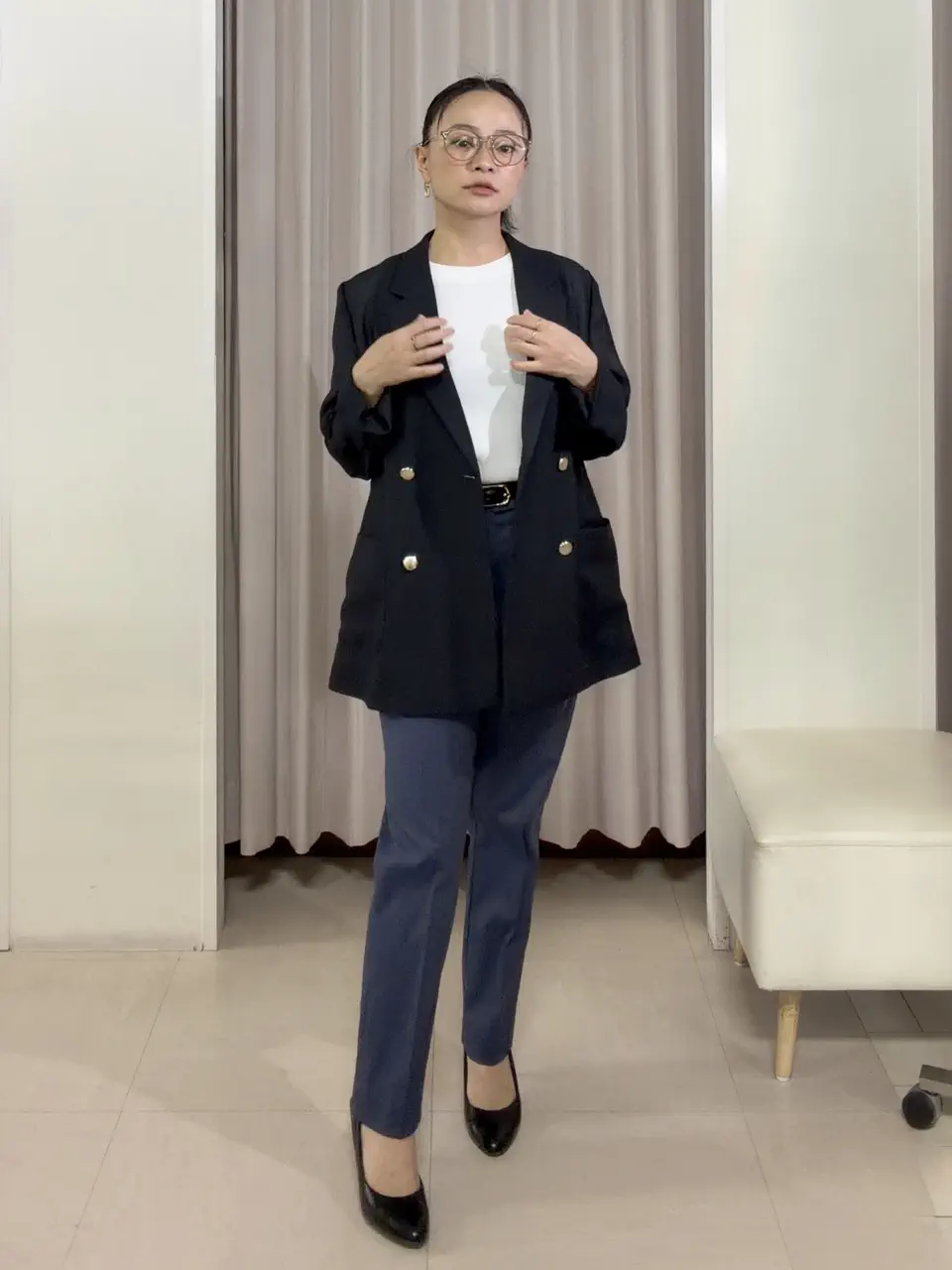 ANY SIS ナラ コーディネート画像