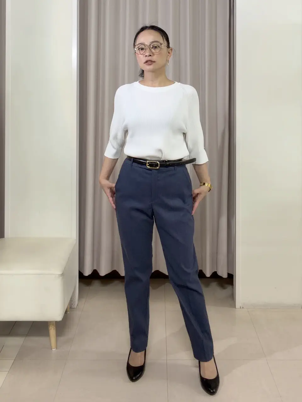 ANY SIS ナラ コーディネート画像