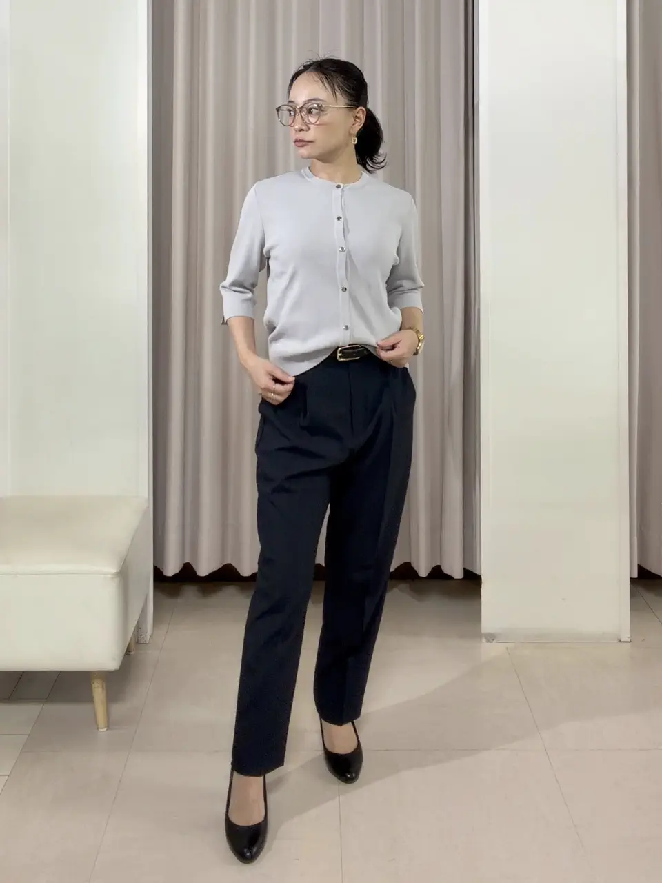 ANY SIS ナラ コーディネート画像