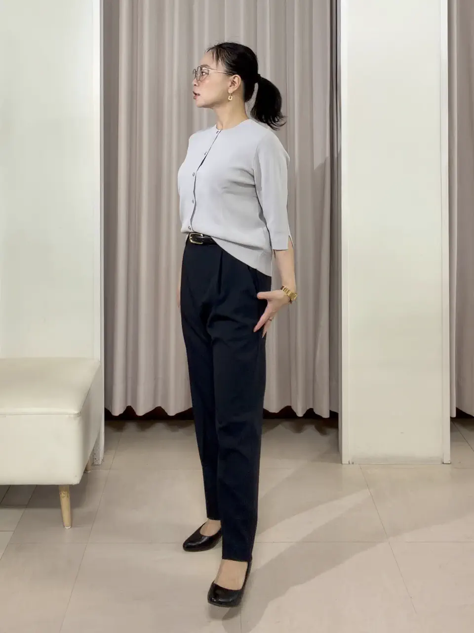 ANY SIS ナラ コーディネート画像