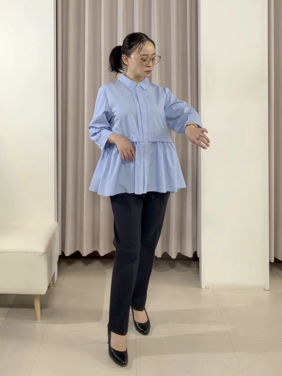 ANY SIS ナラ コーディネート画像