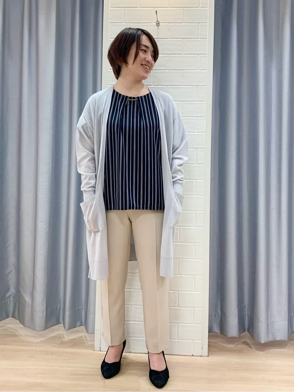 ANY SIS 丸岡 コーディネート画像