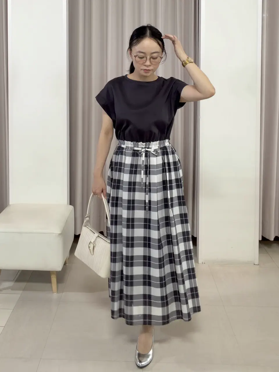 ANY SIS ナラ コーディネート画像