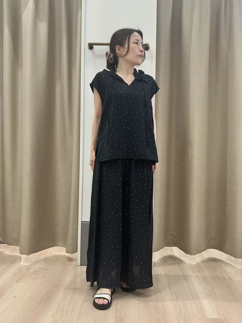 ANY SIS 長尾 コーディネート画像