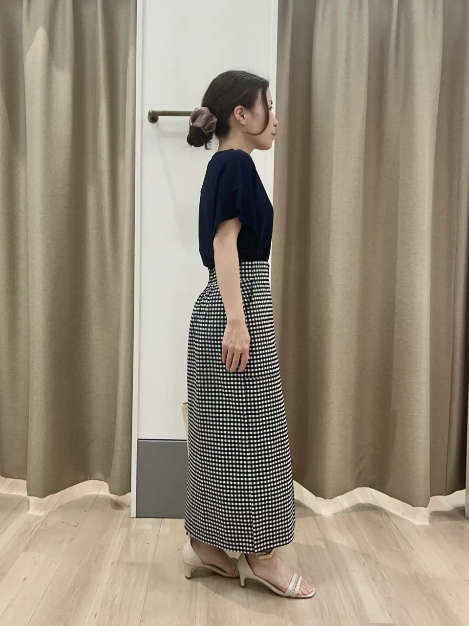 ANY SIS 長尾 コーディネート画像