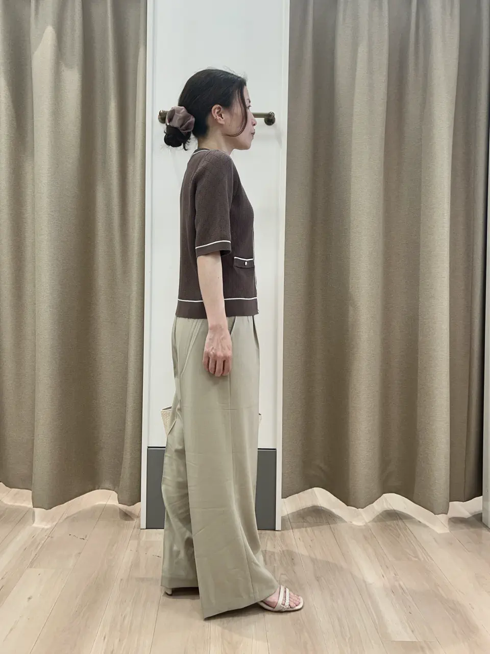 ANY SIS 長尾 コーディネート画像