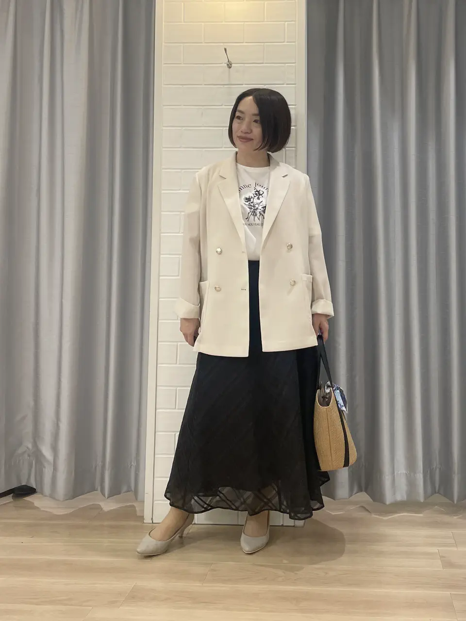 ANY SIS 丸岡 コーディネート画像