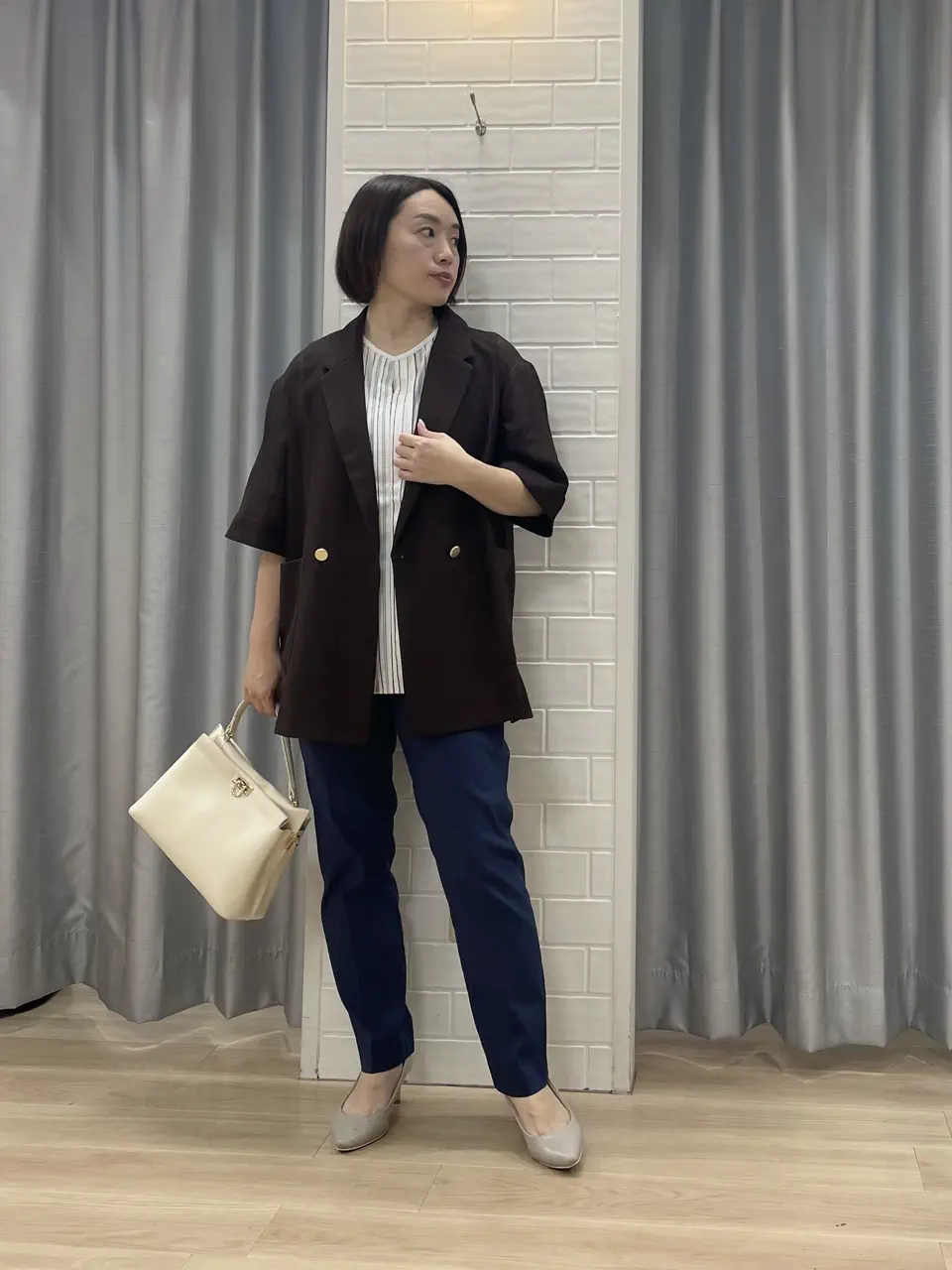 ANY SIS 丸岡 コーディネート画像