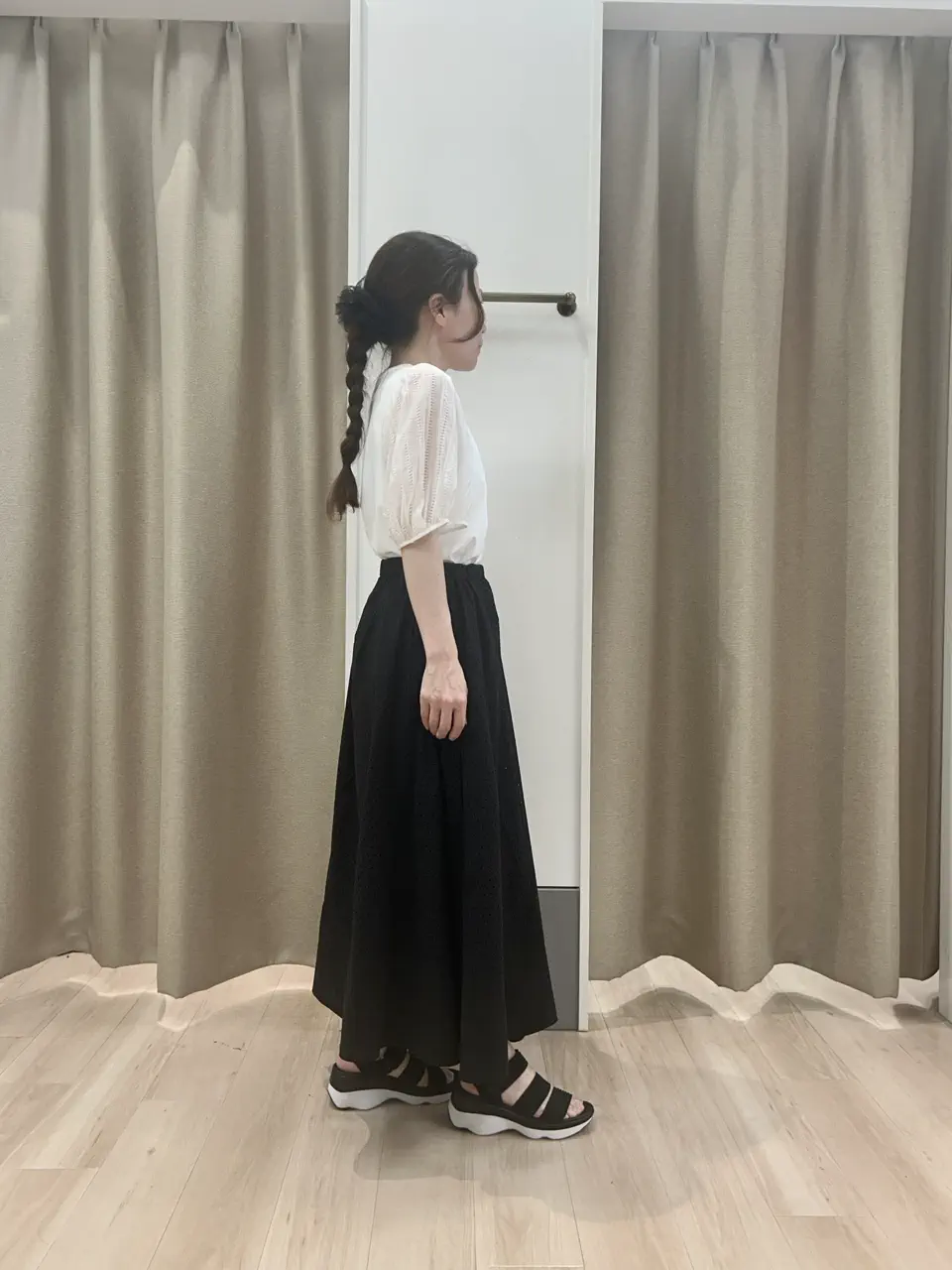 ANY SIS 長尾 コーディネート画像