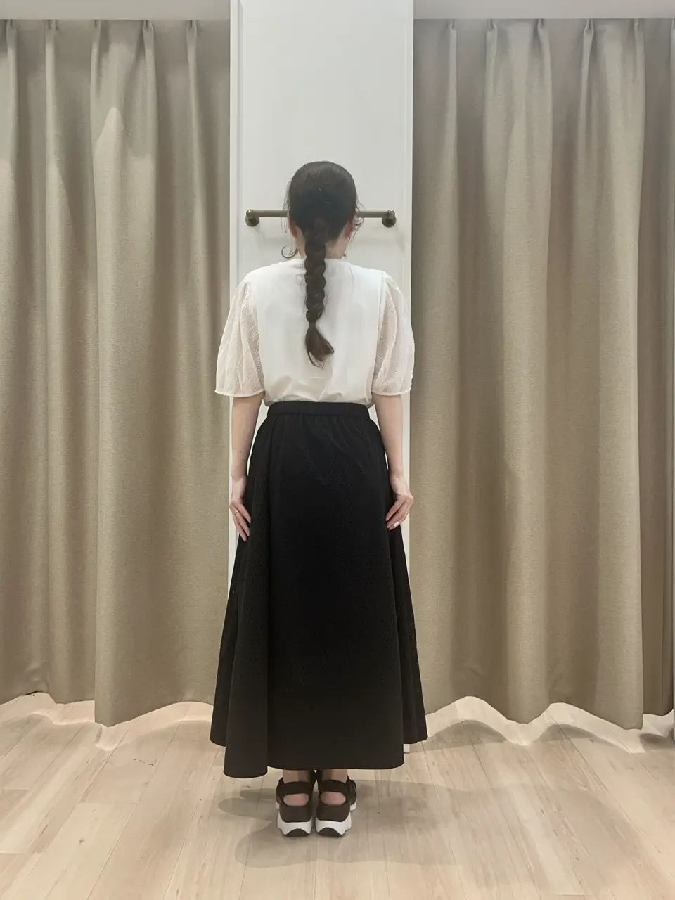 ANY SIS 長尾 コーディネート画像