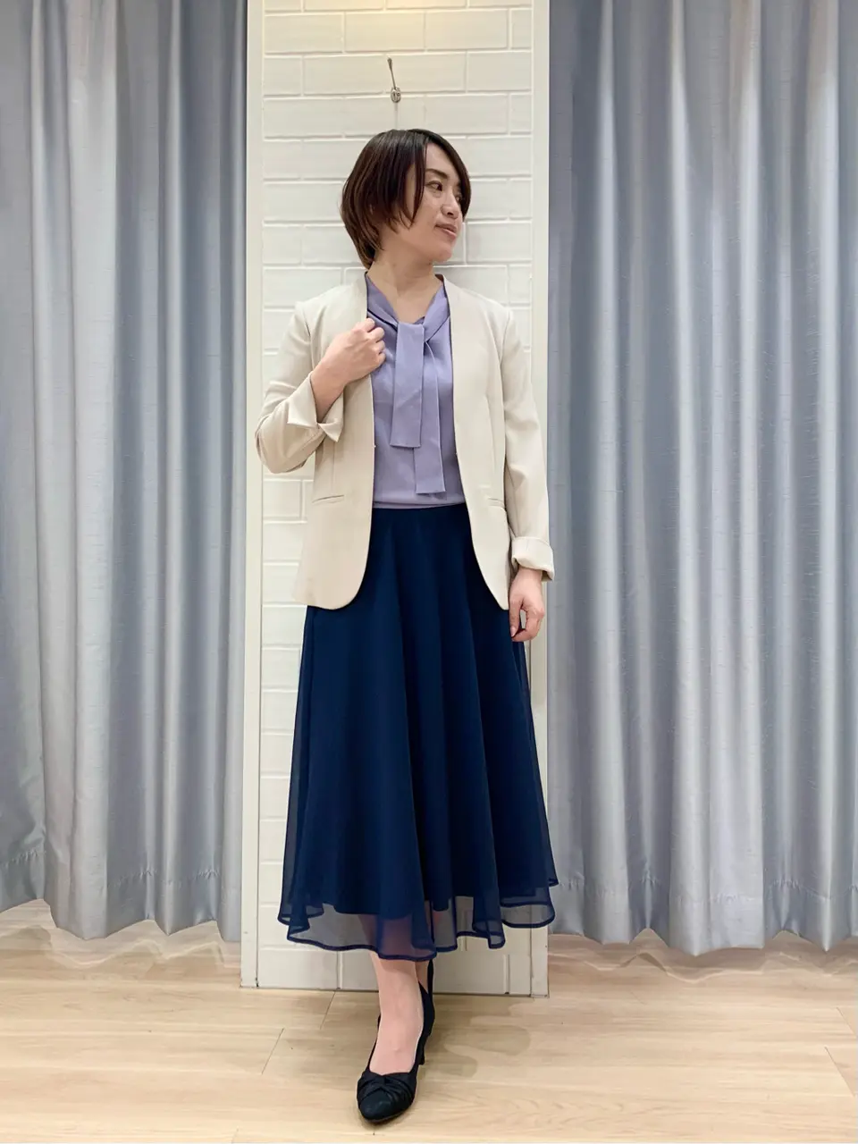 ANY SIS 丸岡 コーディネート画像