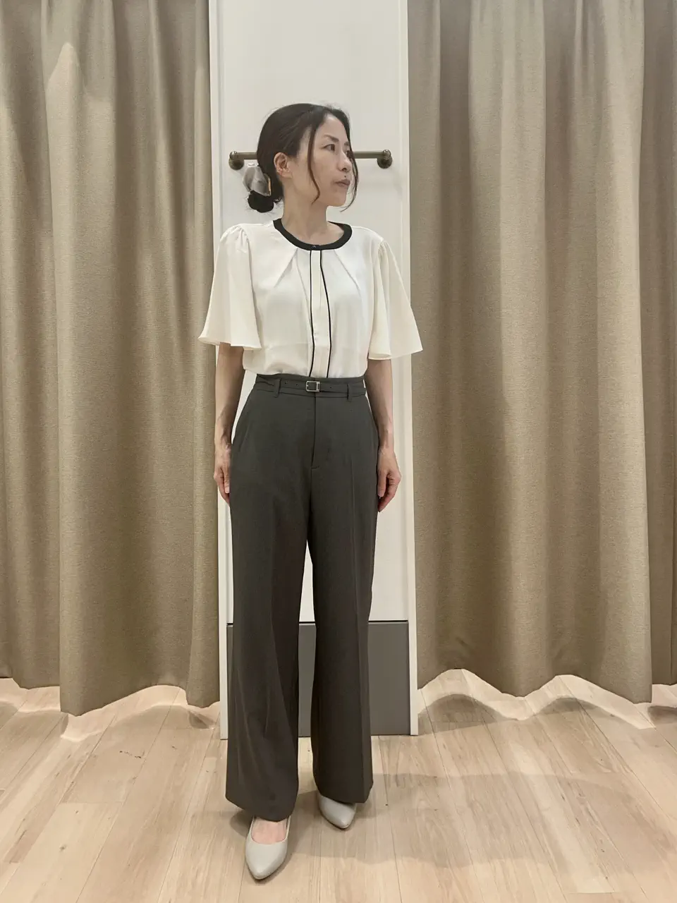 ANY SIS 長尾 コーディネート画像