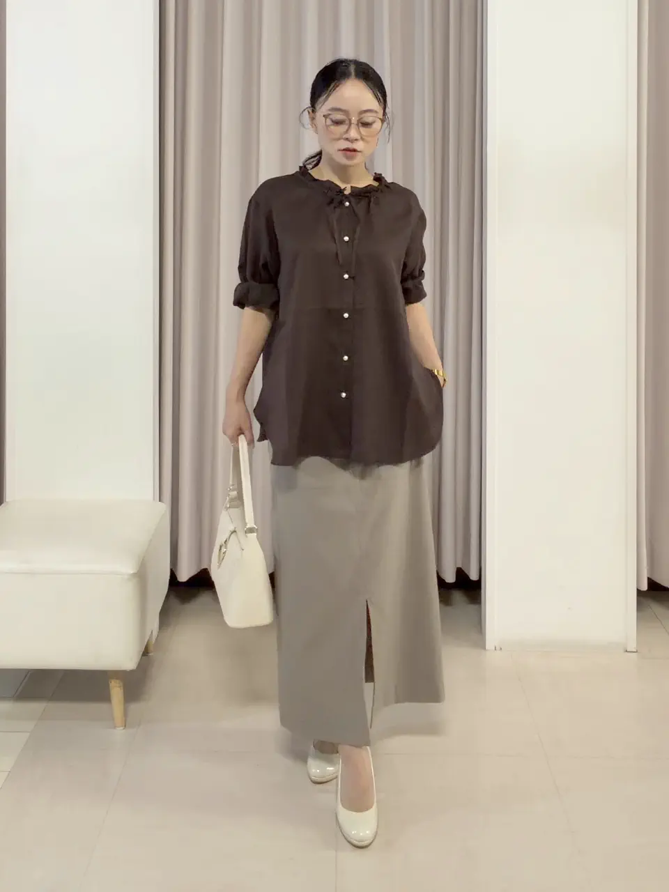 ANY SIS ナラ コーディネート画像