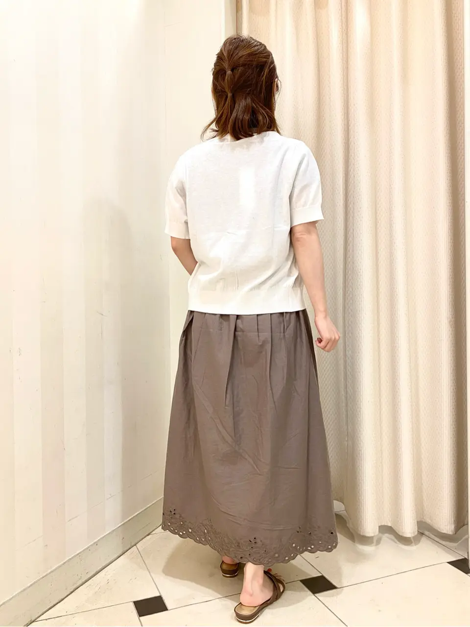 ANY SIS 横尾 コーディネート画像