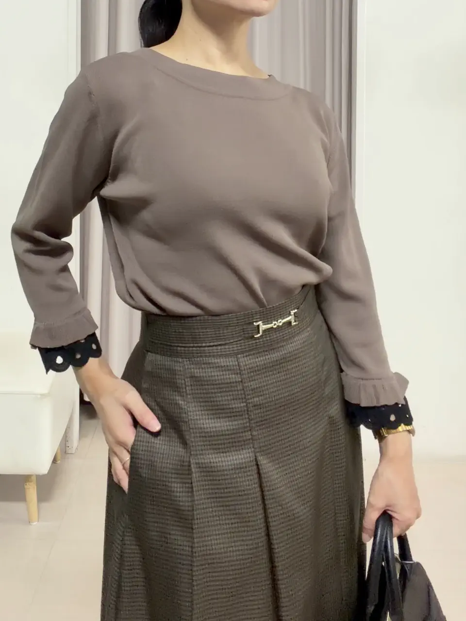 ANY SIS ナラ コーディネート画像