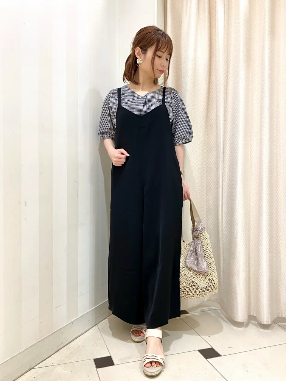 ANY SIS 横尾 コーディネート画像