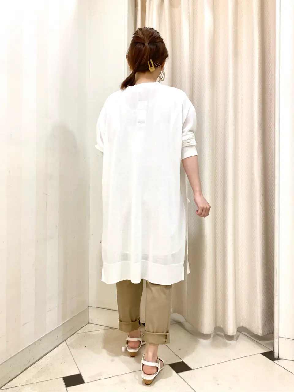 ANY SIS 横尾 コーディネート画像