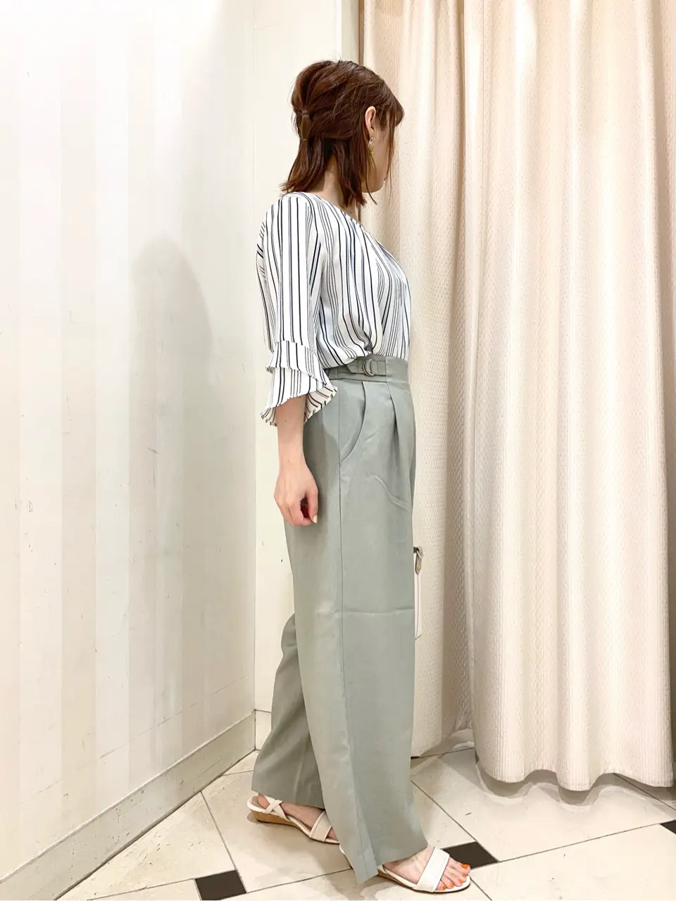 ANY SIS 横尾 コーディネート画像