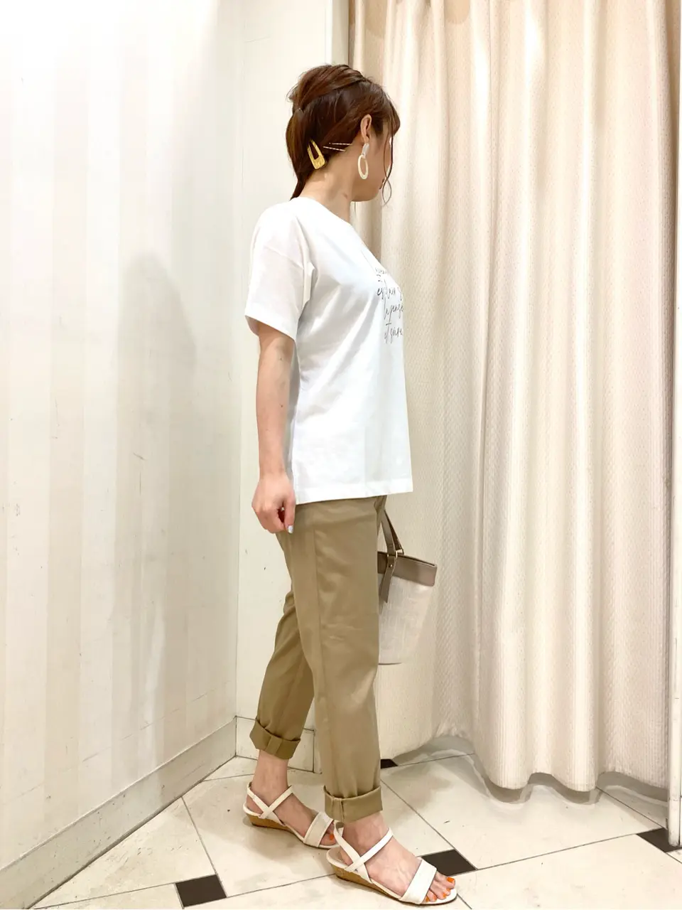 ANY SIS 横尾 コーディネート画像