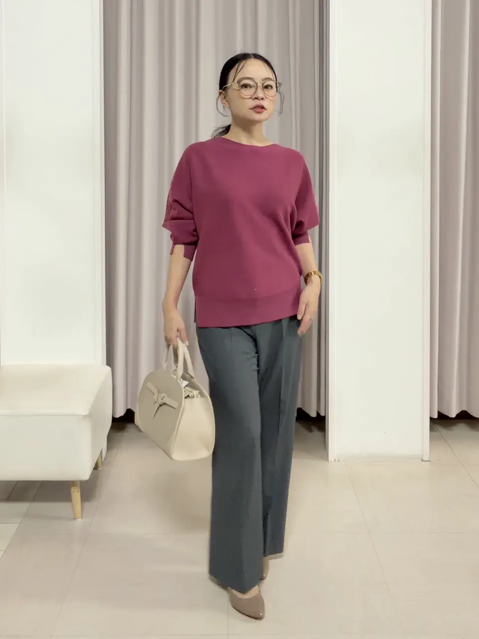 ANY SIS ナラ コーディネート画像