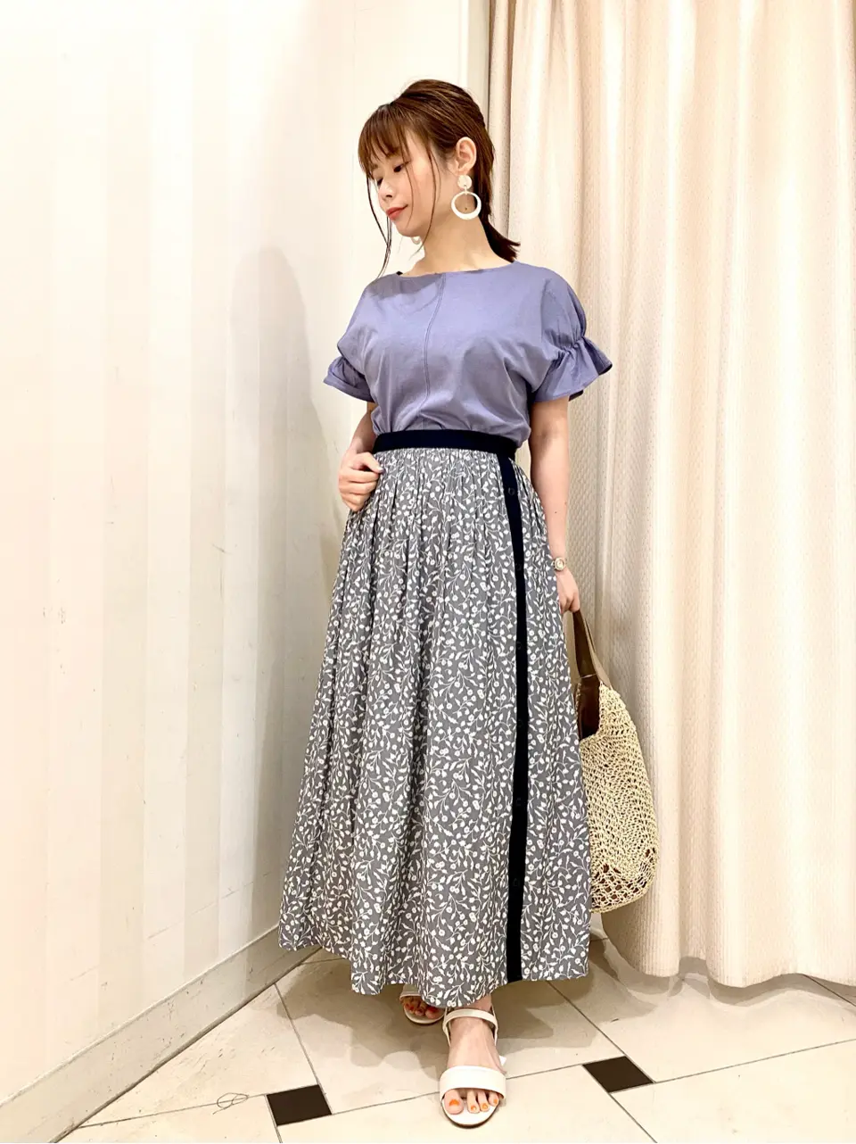 ANY SIS 横尾 コーディネート画像