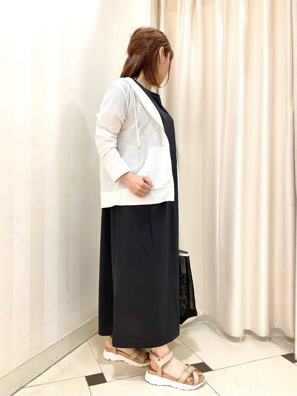 ANY SIS 横尾 コーディネート画像