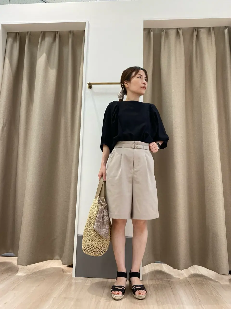  長尾 コーディネート画像