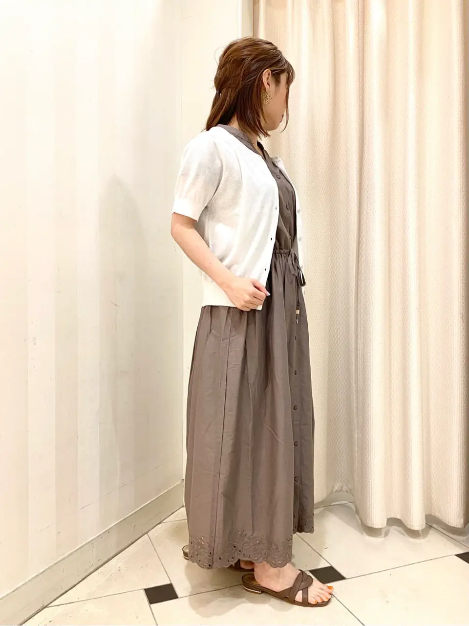 ANY SIS 横尾 コーディネート画像