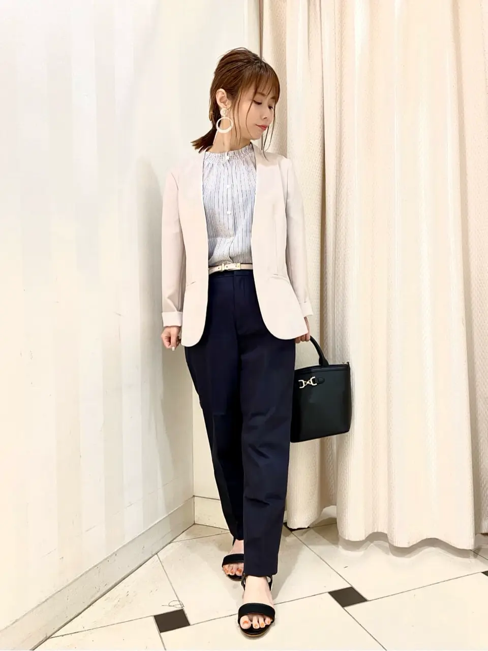 ANY SIS 横尾 コーディネート画像