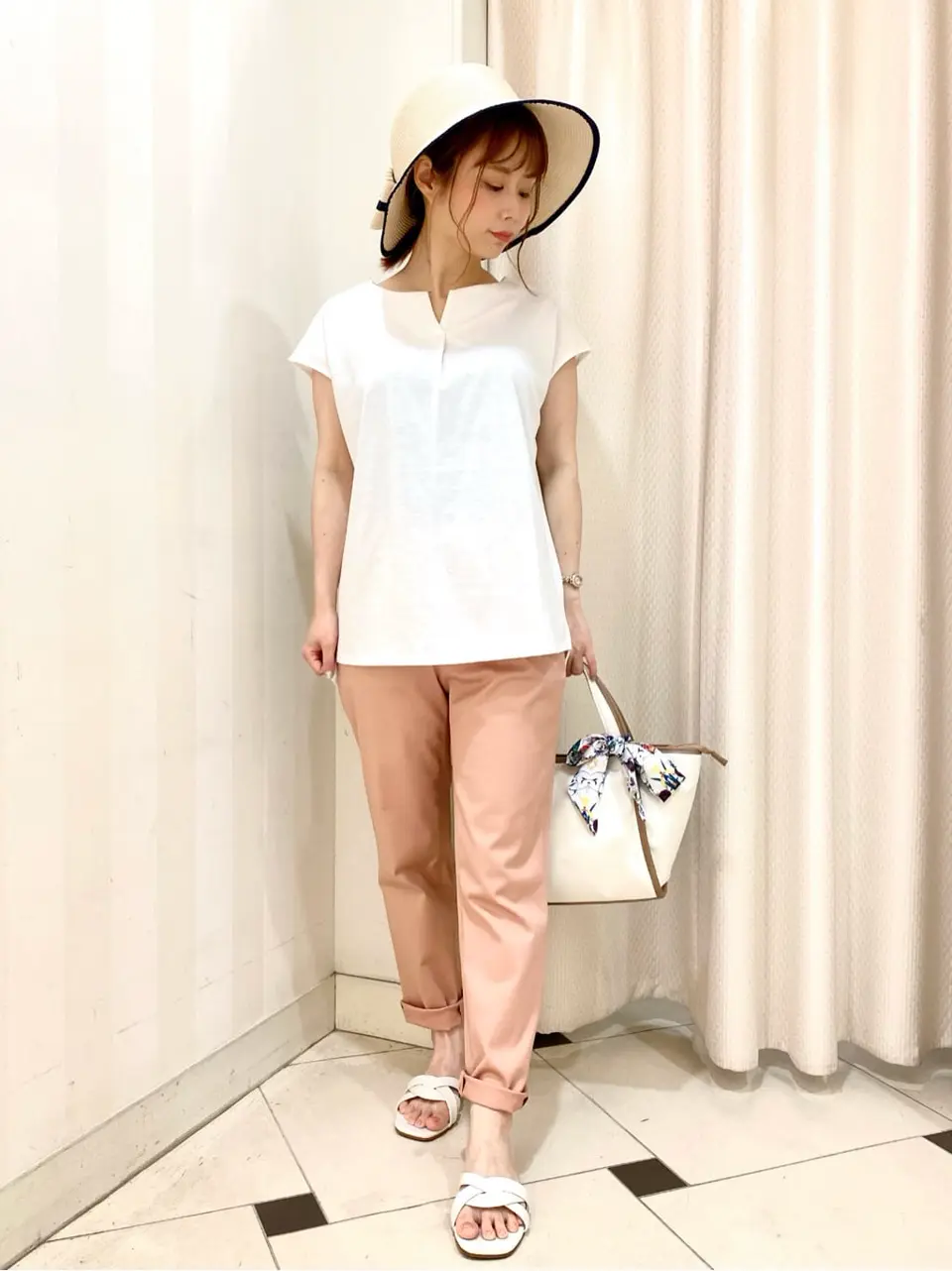 ANY SIS 横尾 コーディネート画像