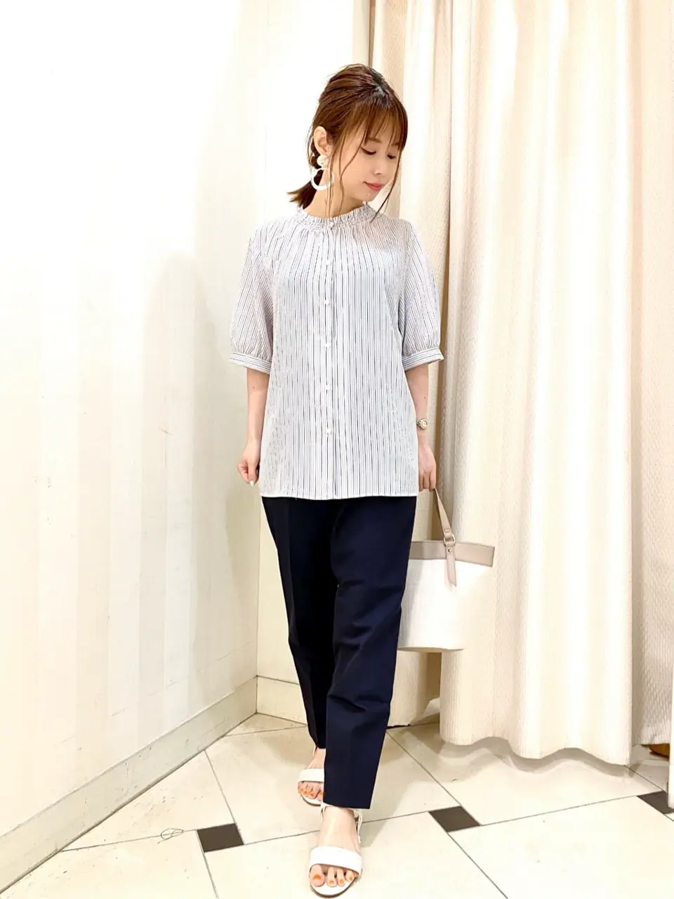 ANY SIS 横尾 コーディネート画像