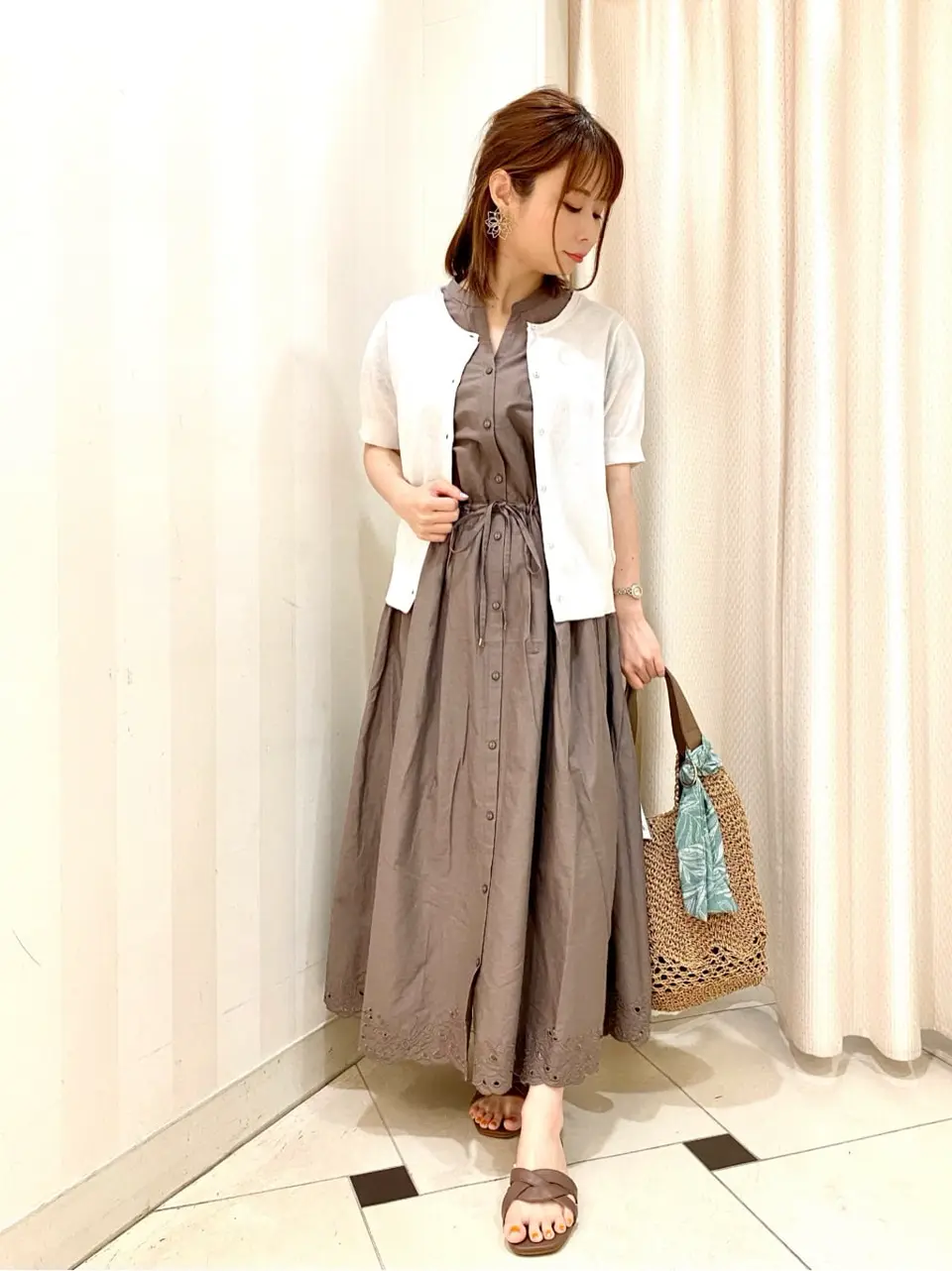 ANY SIS 横尾 コーディネート画像