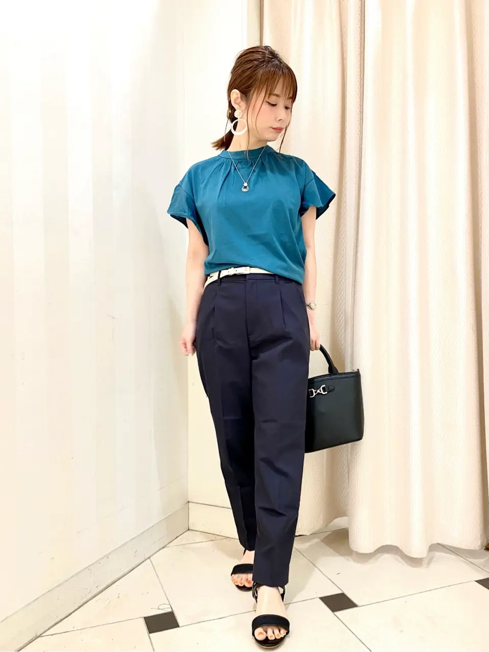 ANY SIS 横尾 コーディネート画像