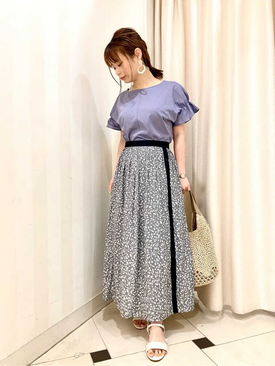 ANY SIS 横尾 コーディネート画像