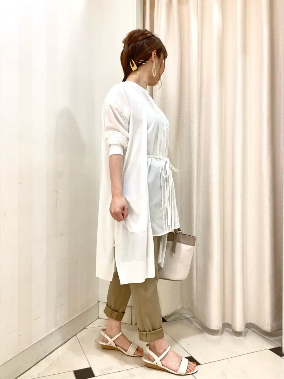 ANY SIS 横尾 コーディネート画像