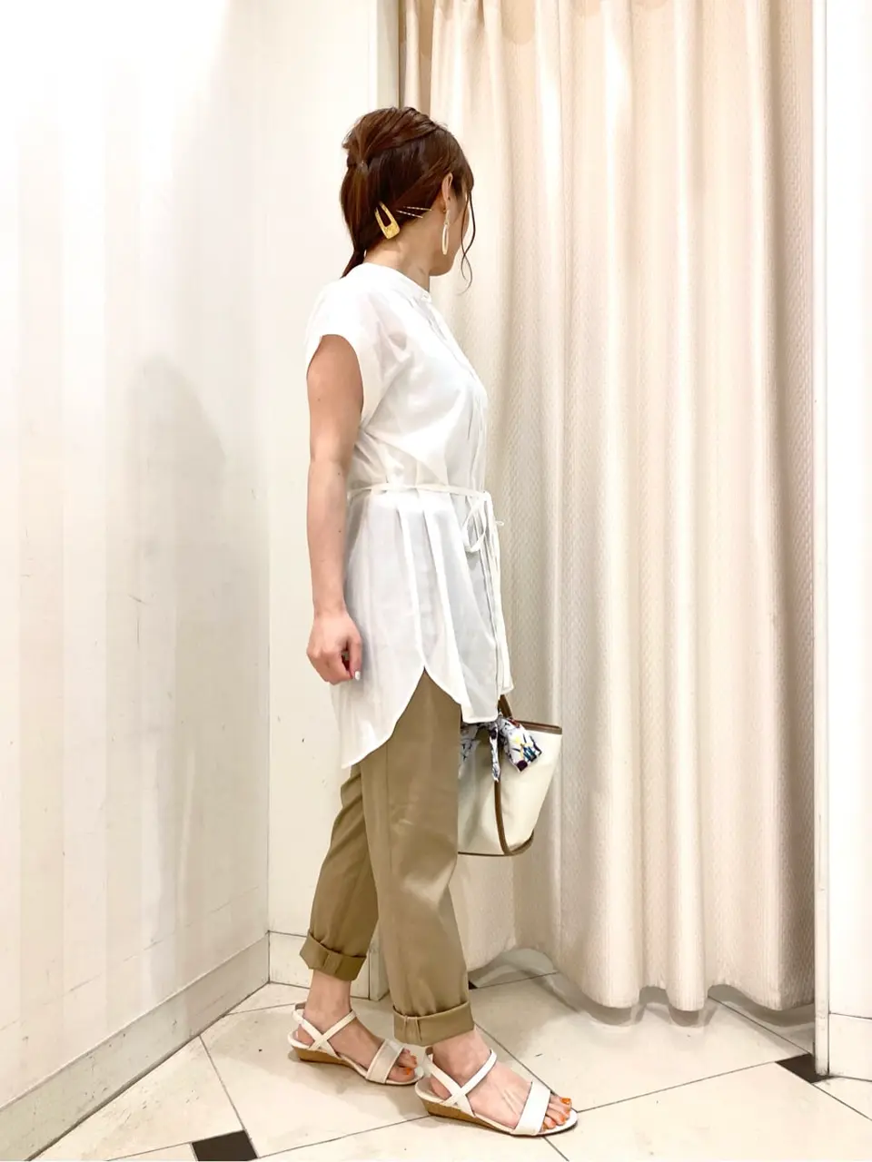 ANY SIS 横尾 コーディネート画像