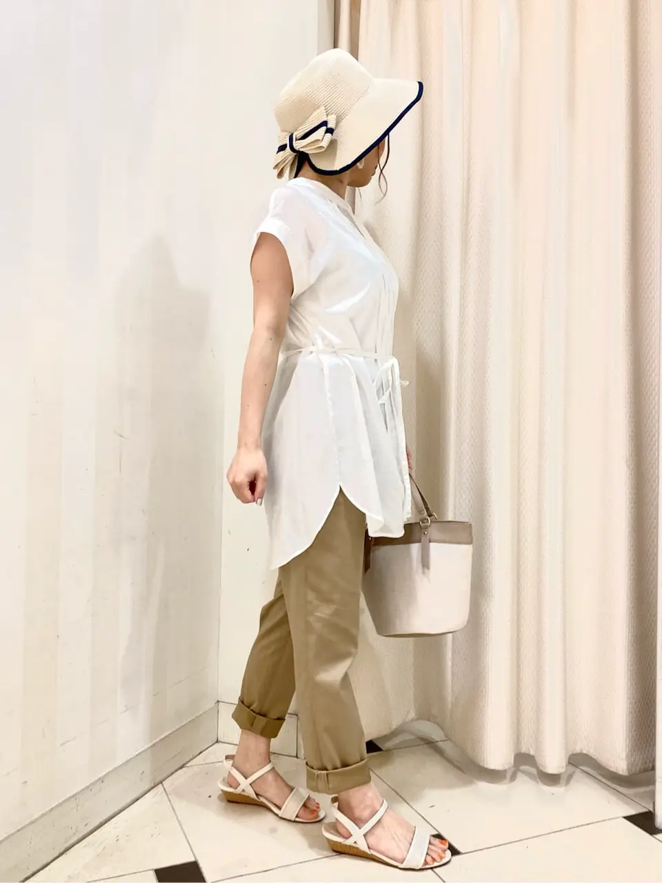 ANY SIS 横尾 コーディネート画像