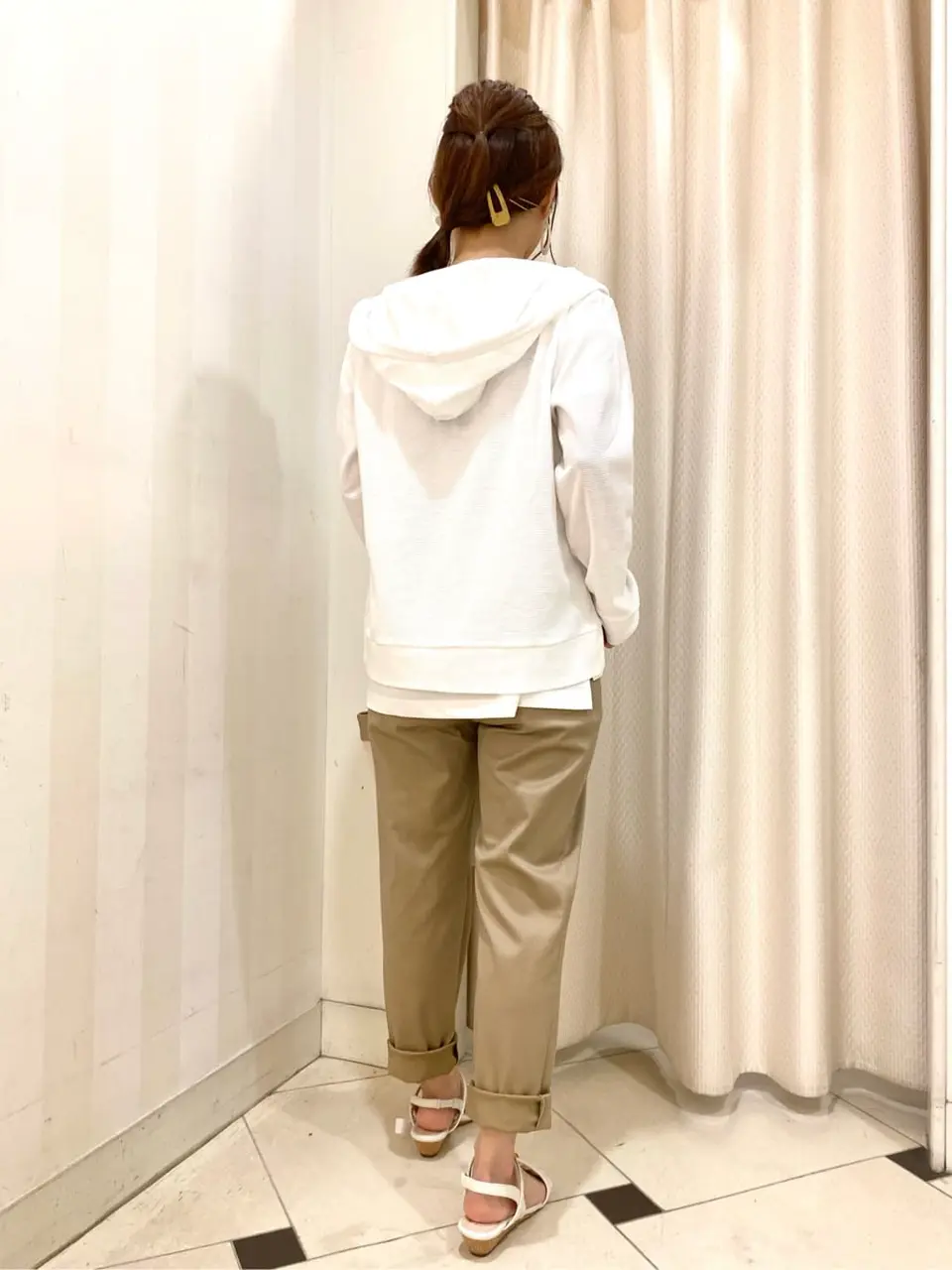 ANY SIS 横尾 コーディネート画像