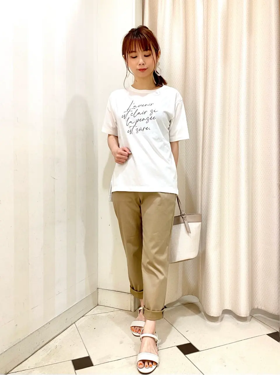 ANY SIS 横尾 コーディネート画像