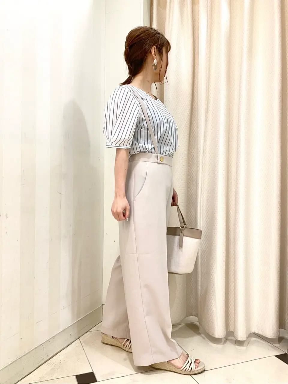 ANY SIS 横尾 コーディネート画像