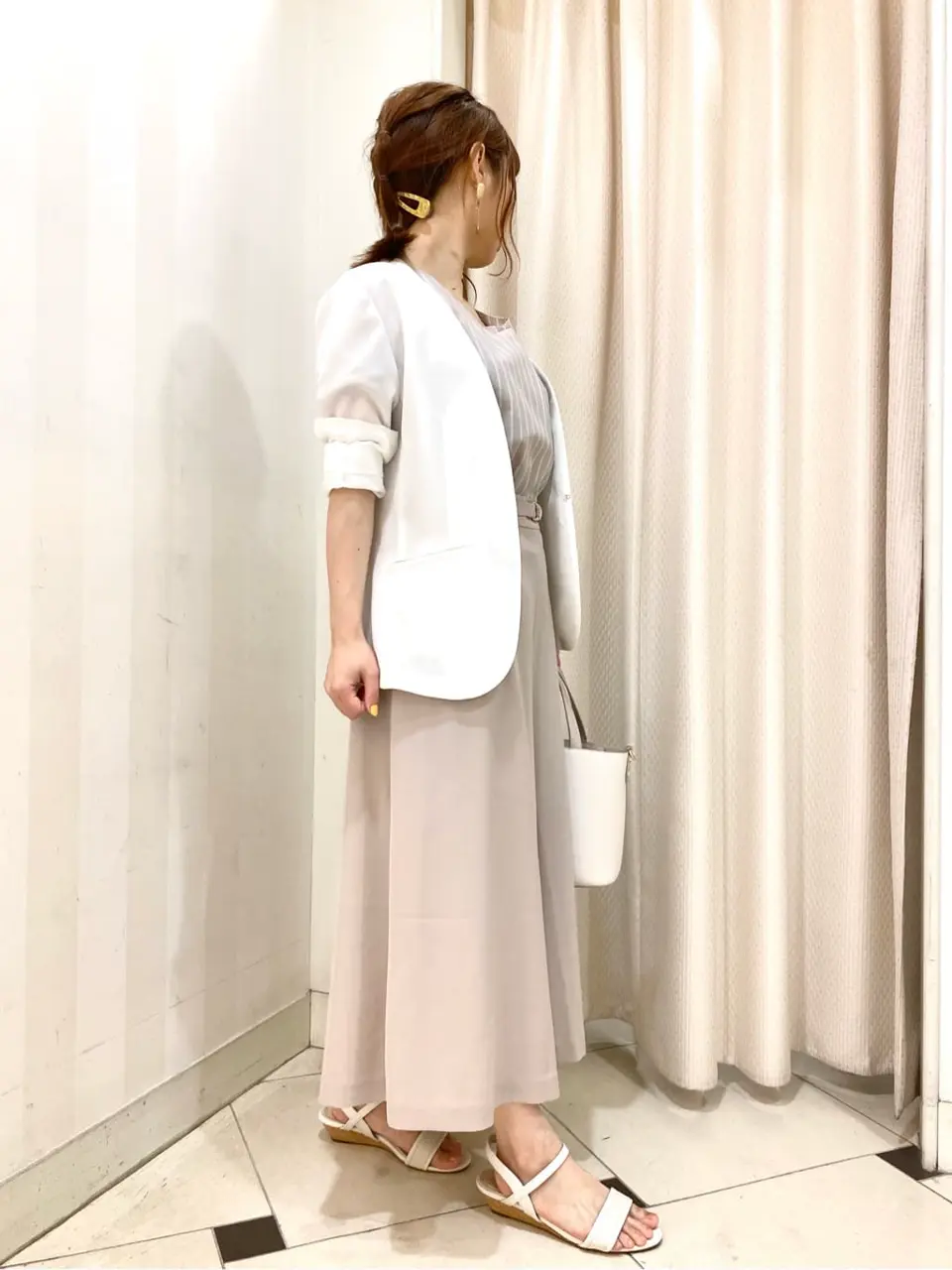 ANY SIS 横尾 コーディネート画像