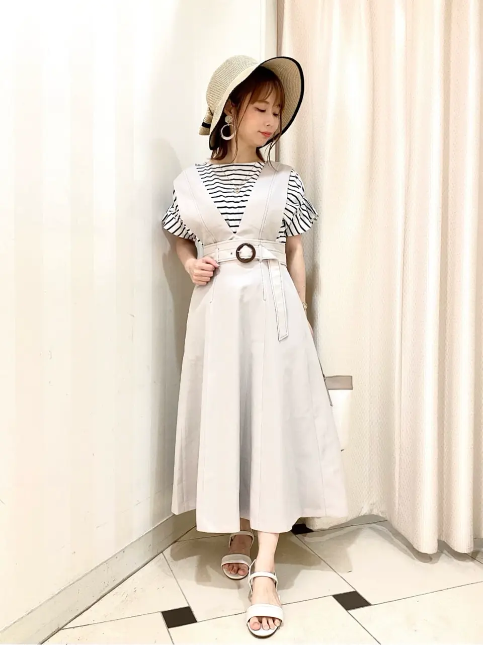 ANY SIS 横尾 コーディネート画像