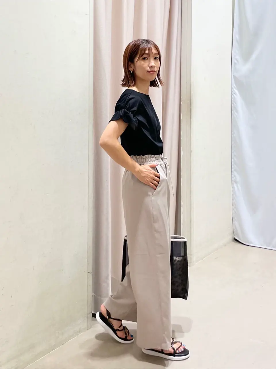 ANY SIS 濱野 コーディネート画像