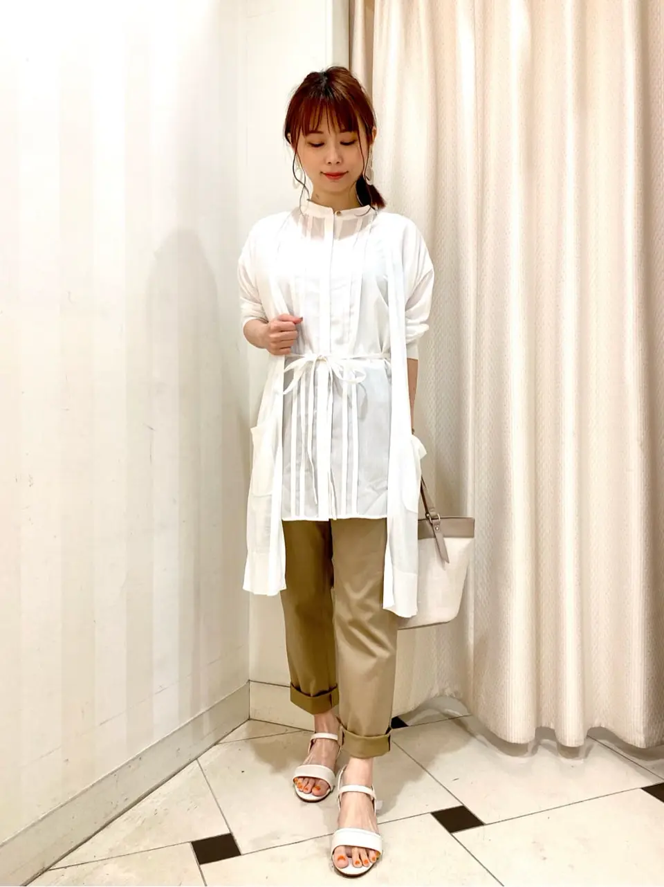 ANY SIS 横尾 コーディネート画像