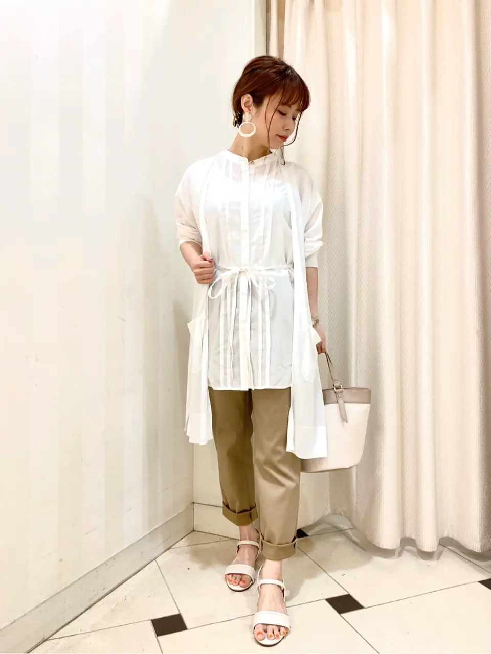 ANY SIS 横尾 コーディネート画像