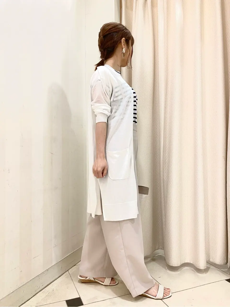 ANY SIS 横尾 コーディネート画像