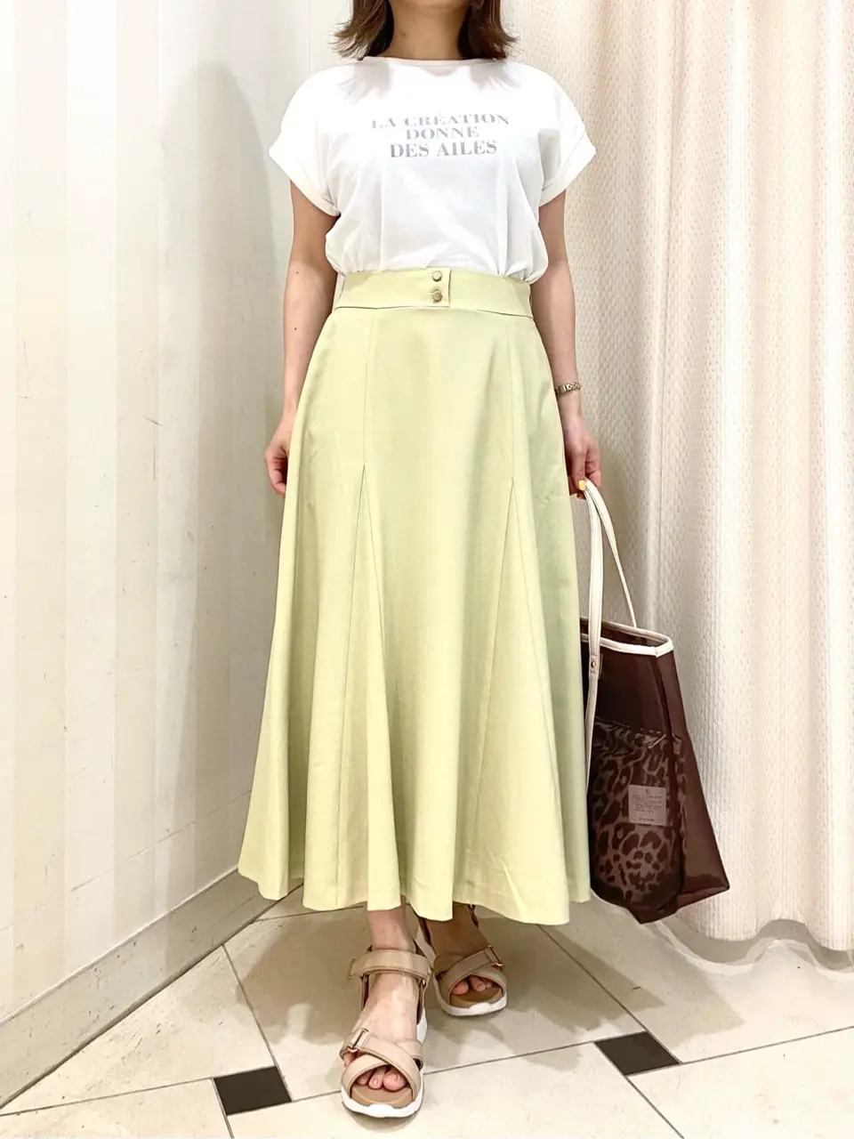 ANY SIS 横尾 コーディネート画像