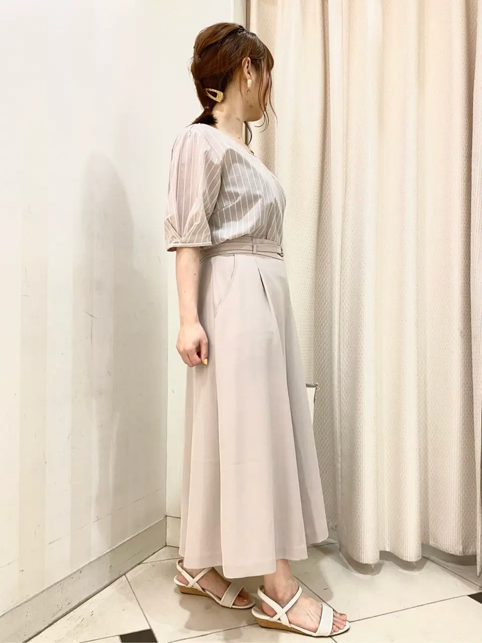 ANY SIS 横尾 コーディネート画像