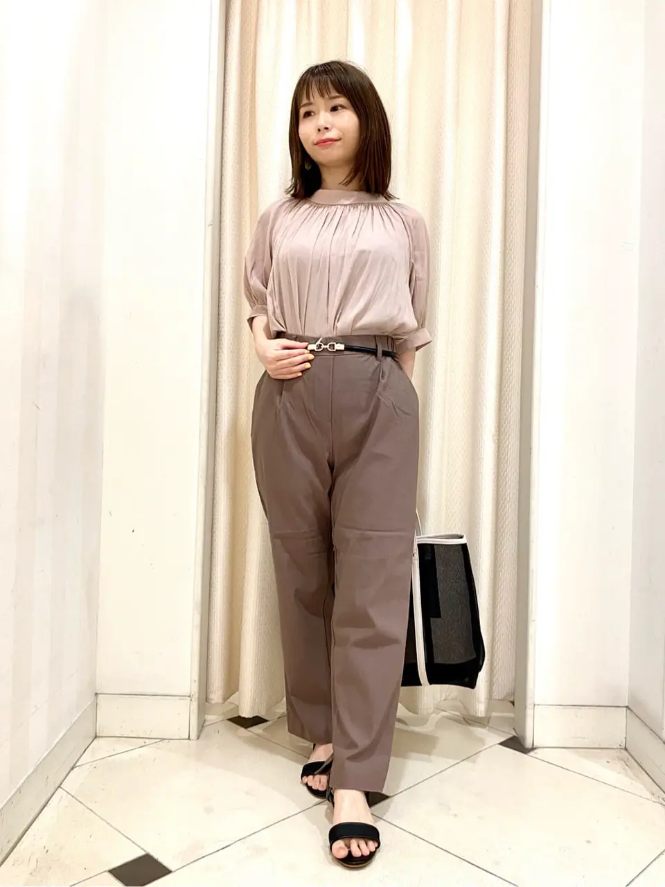 ANY SIS 横尾 コーディネート画像