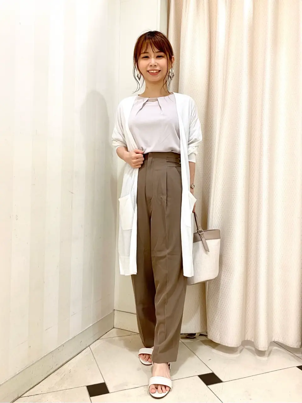 ANY SIS 横尾 コーディネート画像